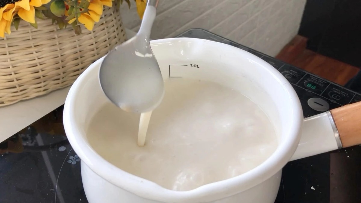 cách nấu chè kê​ kết hợp với nước cốt dừa