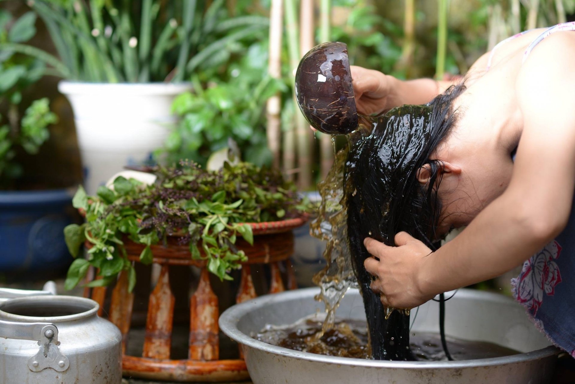 Cách nấu nước cỏ mần trầu giúp giảm tóc rụng sau sinh hiệu quả bất ngờ Cách nấu nước cỏ mần trầu giúp giảm rụng tóc sau sinh hiệu quả bất ngờ